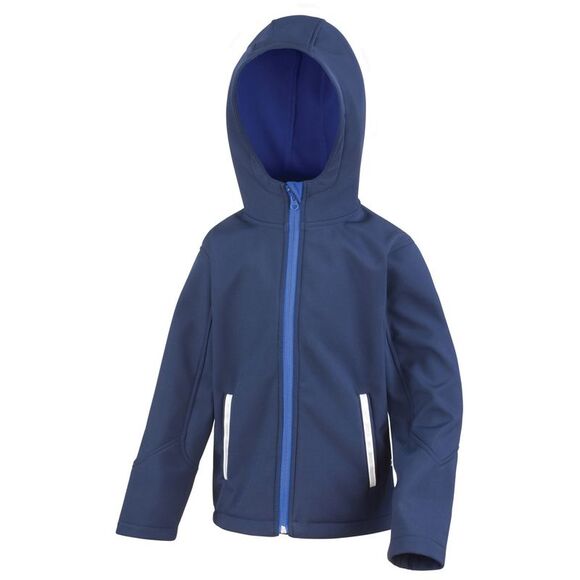 Result Core Kids Big Boys JuniorSoftshell Jacket / Navy/Royal